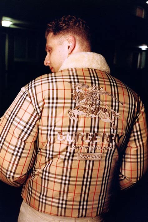 maglia supreme x burberry|burberry and supreme collaboration.